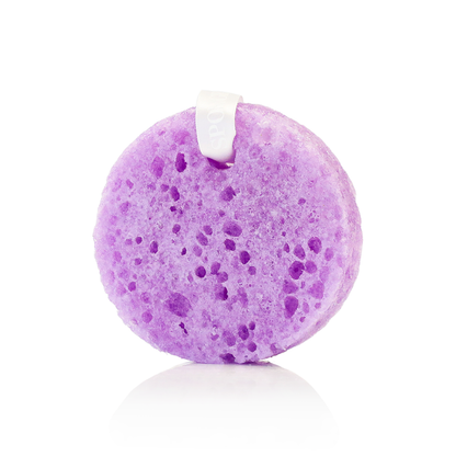 Spongellé Acoustic Harmony Love & Notes Body Buffer, a body wash infused exfoliating buffer with floral and citrus scents.