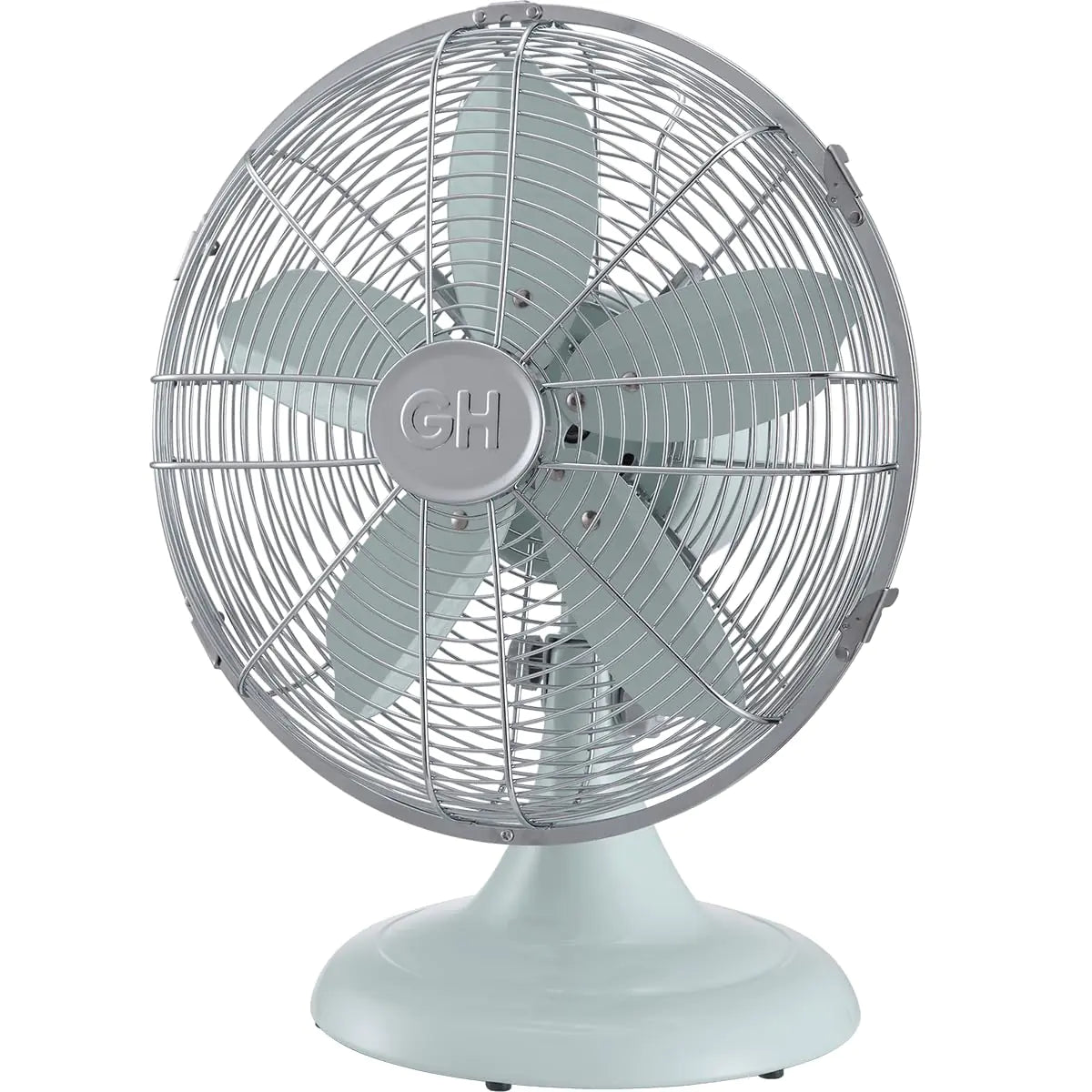 Good Housekeeping All-Metal (92604) Oscillating 12" Retro Desk Office Table Fan (Breezewave)