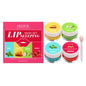 Blushimmer 4-flavor lip sleeping mask set with moisturizing, exfoliating lip care for soft, smooth, and restored lips overnight.