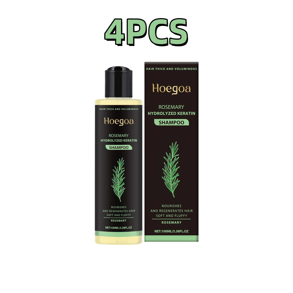 Thickening Shampoo Control Oil Boost Volume Strengthen Strands Reduce Breakage Nourishing Repairing Rosemary Hair Care Shampoo