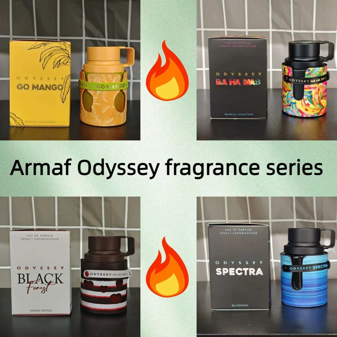 Blushimmer Armaf Odyssey fragrance bottle with luxurious scent, suitable for everyday wear, featuring elegant packaging and design.