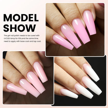 Blushimmer Yokefellow 15g nude pink clear extension gel nail polish for UV and LED nails, suitable for building and soaking off.