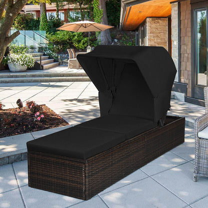 Adjustable cushioned reclining chair suitable for all weather, featuring ergonomic design and durable fabric from GBruno Store.