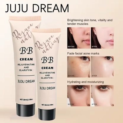 Blushimmer 30ml color correcting BB cream with whitening, brightening, oil-control, waterproof concealer foundation for unisex skin.