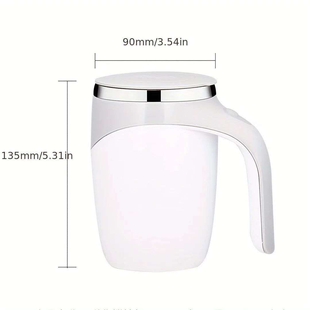 Self Stirring Coffee Mug Automatic Magnetic Stirring Cup Rechargeable Stainless Steel Electric Mug for Coffee Tea Milk Hot Drink