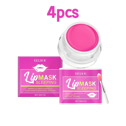 Blushimmer Eelhoe 30g plumping lip mask with moisturizing, anti-cracking, and brightening lip care for hydrating and removing dead skin.