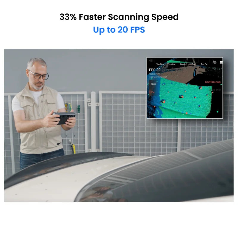 Revopoint MIRACO Plus 3D Scanner For 3D Printer Photogrammetric Metrology Kit 0.02mm Precision All-in-one Handheld Body Scanner