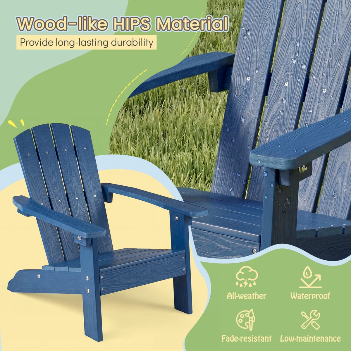 All-weather HDPE kid's hat by GBruno Store, durable, weather-resistant with a wide brim for sun and rain protection.