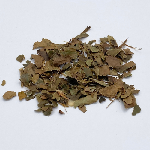 Dried Arabica loose leaf herbal tea from Novel Tea Book Shop, showcasing fresh, aromatic tea leaves in a natural setting.