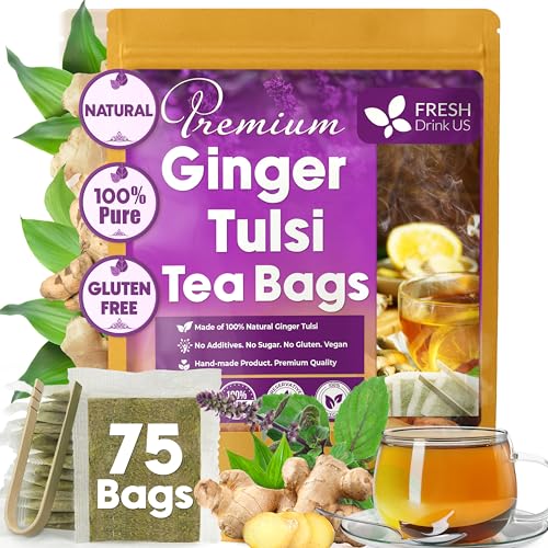 Premium Ginger Tulsi Tea Bags
