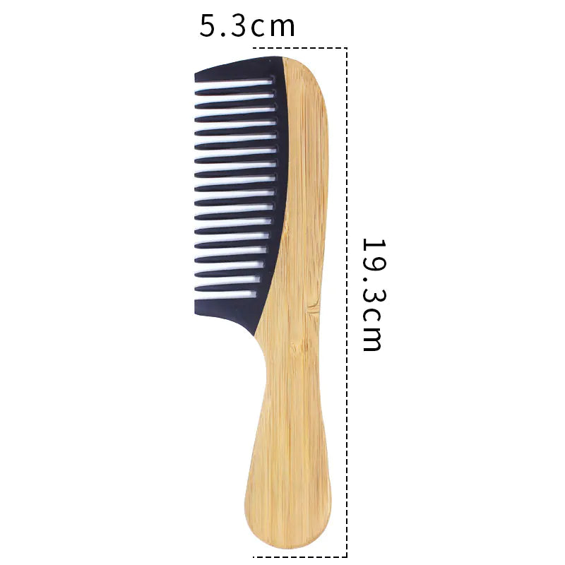 Bamboo Hair Comb for Women - Anti-Static Wooden Design