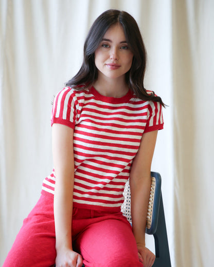 Downeast Round Trip Crew sweater, cozy knit with a classic crew neckline, displayed on a neutral background.