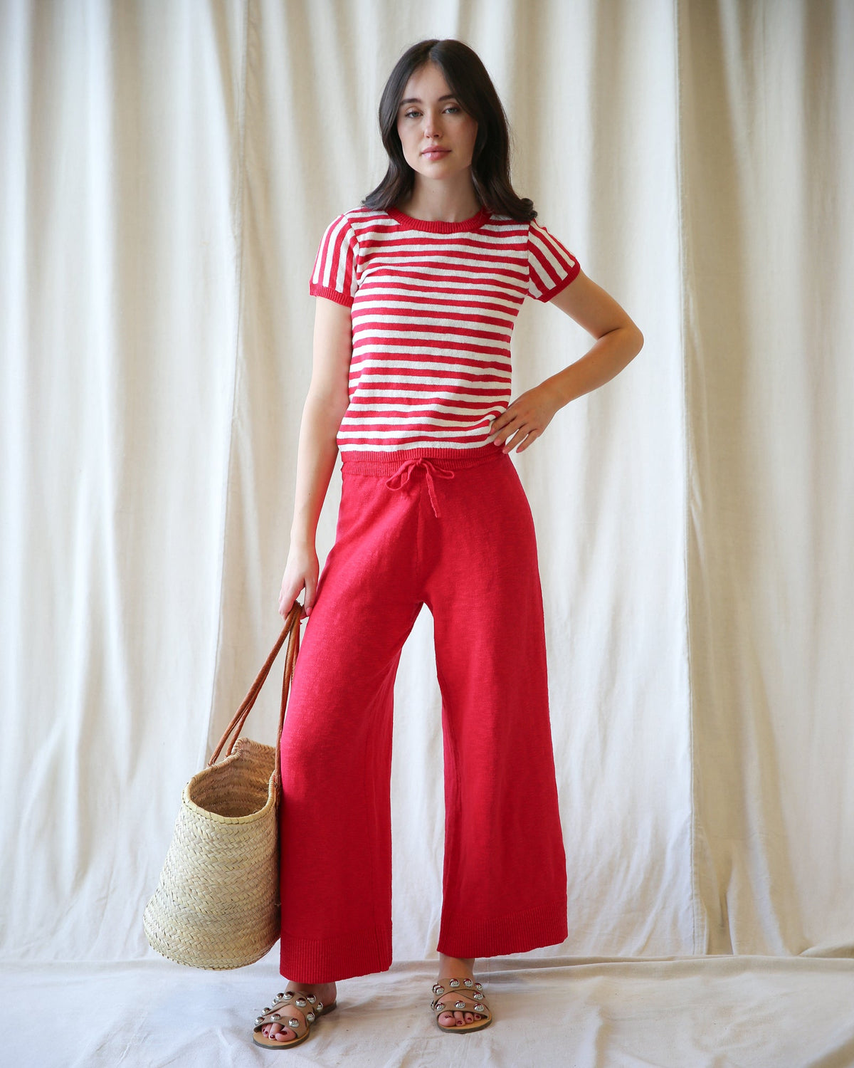 Downeast Round Trip Pants, stylish casual pants with a comfortable fit, shown in a natural fabric and relaxed design.