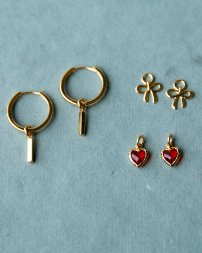 Downeast summer mix and match earring set featuring various stylish earrings in different shapes and colors.