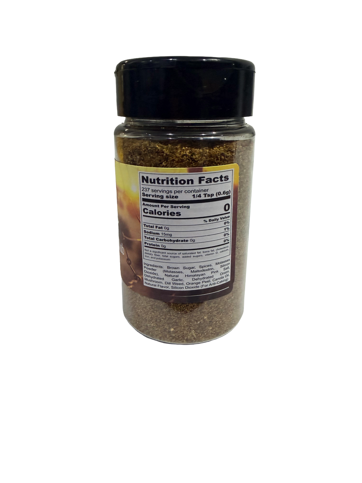 Hi-West Back Country Rub seasoning blend in a jar, featuring a spicy and savory spice mix for grilling and outdoor cooking.