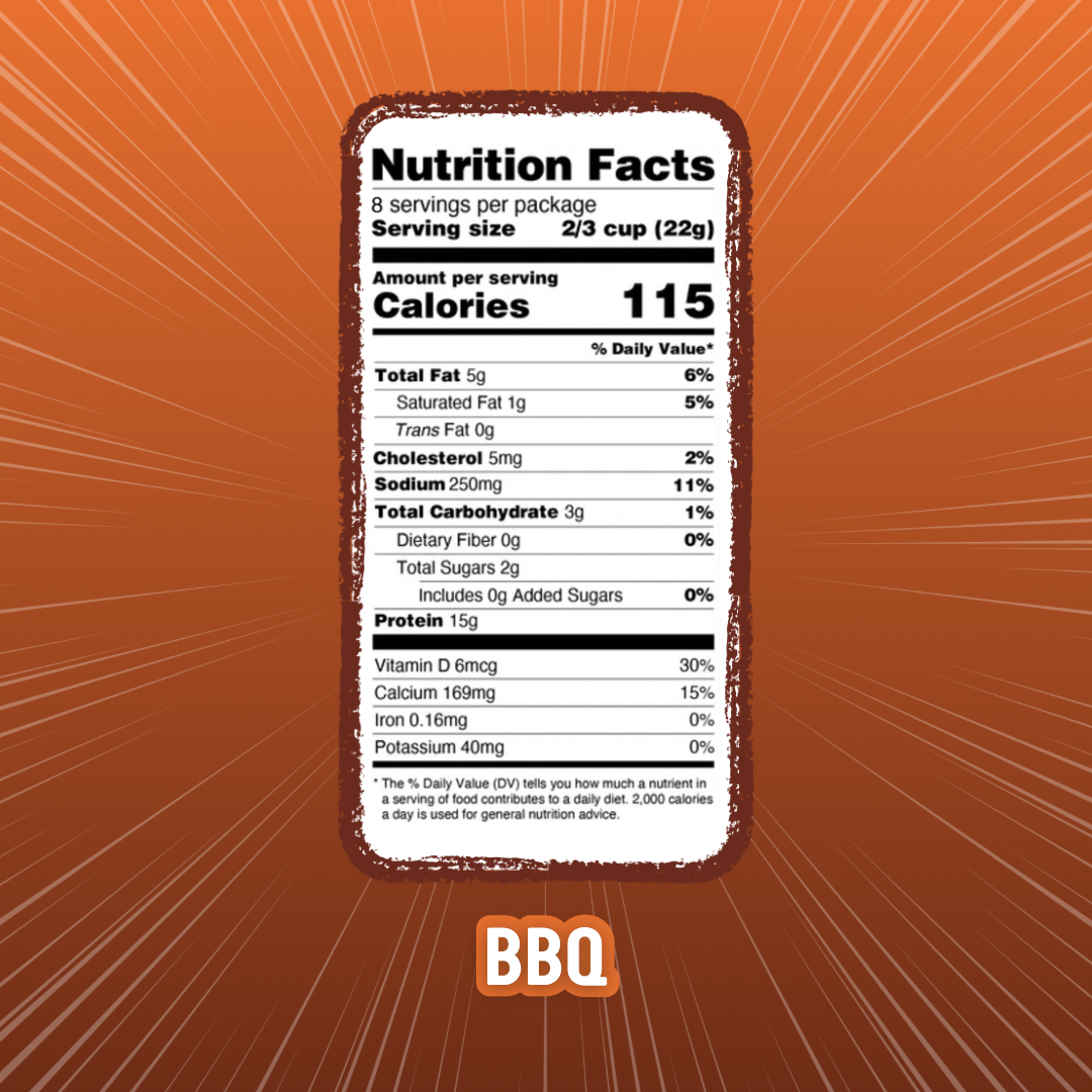 Carolina BBQ Protein Puffs Single Serving - 8-Pack Box