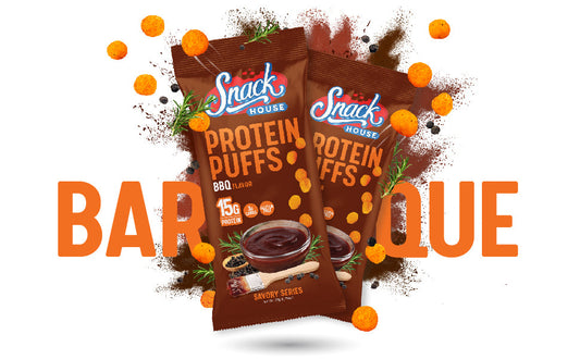 Carolina BBQ Protein Puffs Single Serving - 8-Pack Box