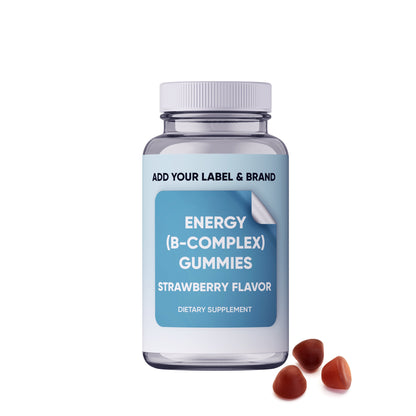 Tapioca B-Complex supplement from Your Label, showing a close-up of the tapioca-based B-Complex bottle with label details.
