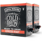 Java House cold brew on tap in a clear beverage bag with tap spout, ready for serving as a chilled coffee drink.