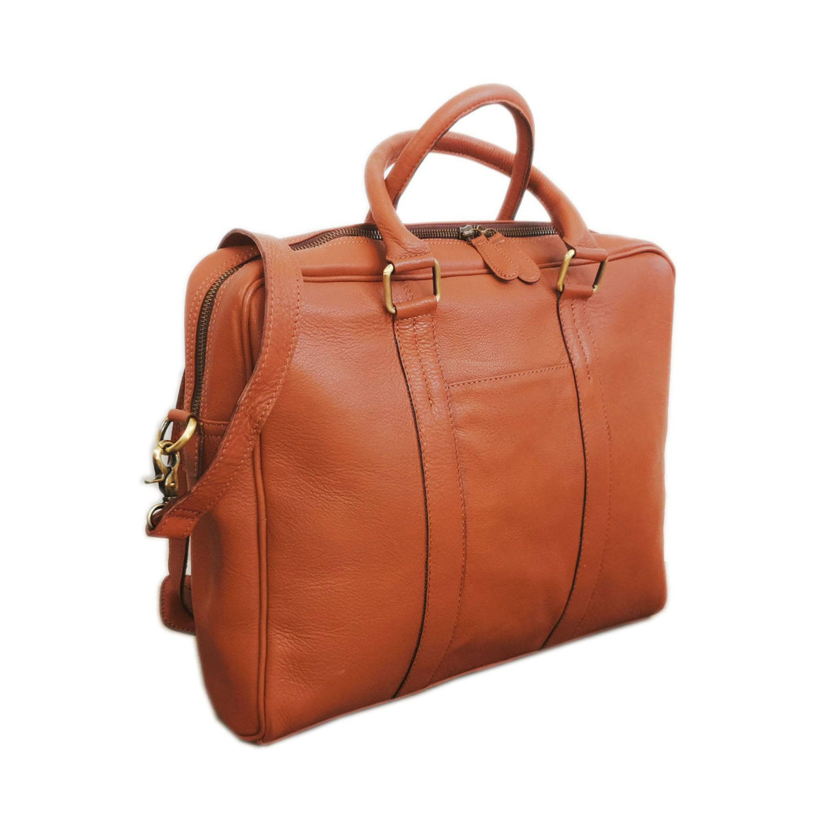 The Signature Messenger Bag Men Brown