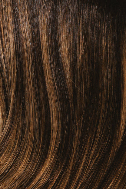 Luxury Signature Weft Collection by Rachel Paige XO, featuring high-quality hair wefts arranged in a natural, elegant display.