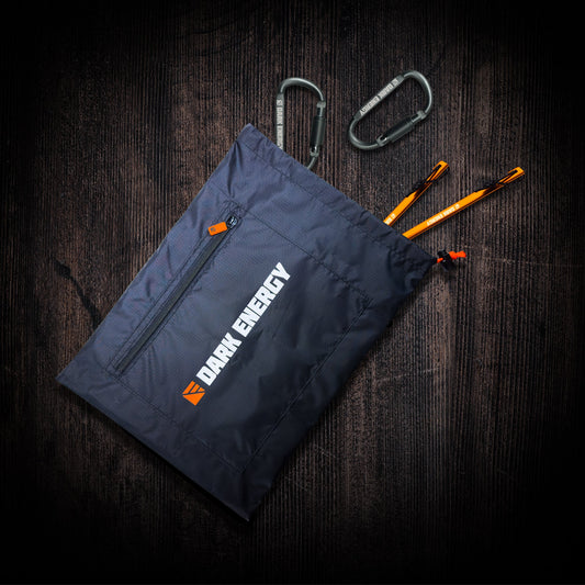 Dark Energy 18W Spectre Solar Panel Accessory Kit, folding design with cables and connectors for portable solar setup.