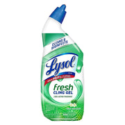 Lysol Toilet Bowl Cleaner Gel For Cleaning and Disinfecting Stain Removal Forest Rain Scent 24oz