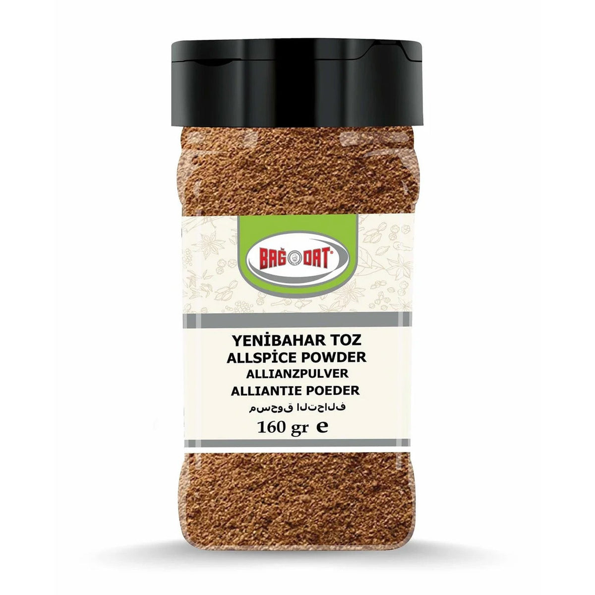 Bagdat allspice in a 160g package, part of S101 mixed spices and seasonings, shown in a clear image with colorful spice blend visible.