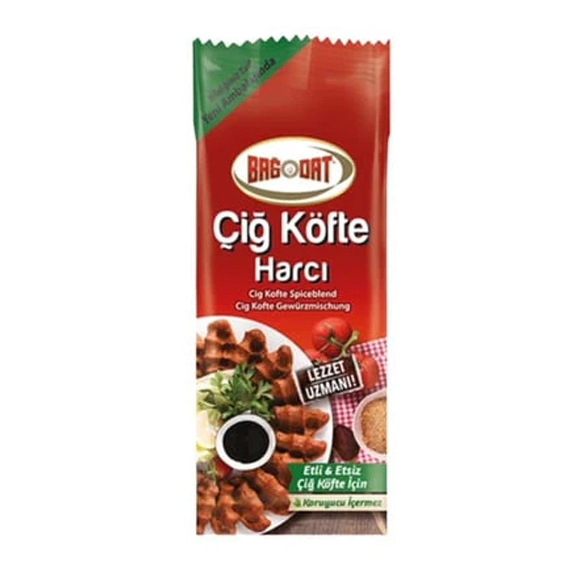 Bagdat Cigkofte Mix 70G from S101, a blend of spices and seasonings for authentic Turkish cigkofte preparation.