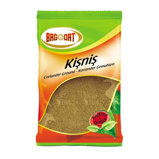 Ground coriander spice in a 40g packet from S101 Bagdat Coriander, suitable for seasoning and cooking.