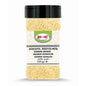 Ground Bagdat ginger from S101, 110g, in a clear spice jar, showing the light brown powdered ginger seasoning for culinary use.