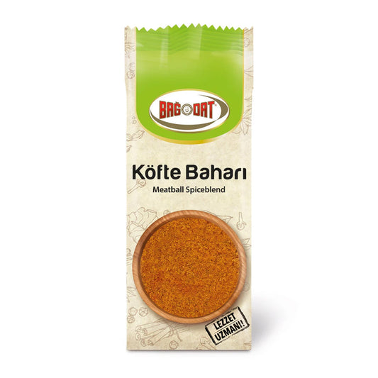 S101 Bagdat Meatball Spiceblend 65G jar with mixed spices and seasonings for flavorful meatballs.