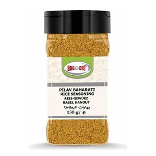 Bagdat Rice Seasoning by S101, 130g, mixed spices and seasonings in a colorful jar for flavorful rice dishes.