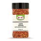 Bagdat Saffron 40G from S101, vibrant red saffron threads in a clear glass jar, showcasing premium mixed spices and seasonings.