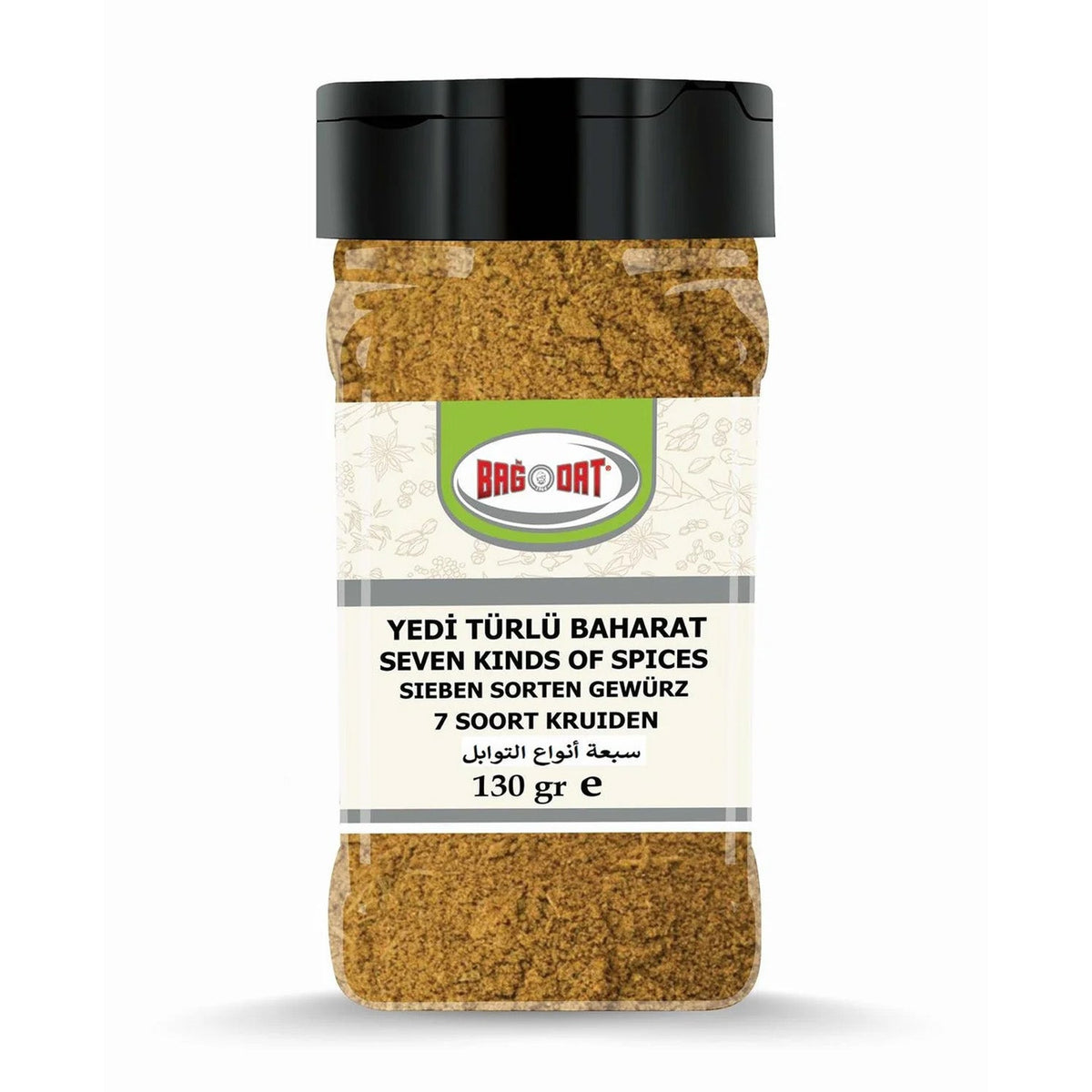 Bagdat Seven Spice mix from S101 in 130g package, featuring a blend of mixed spices and seasonings for flavorful cooking.