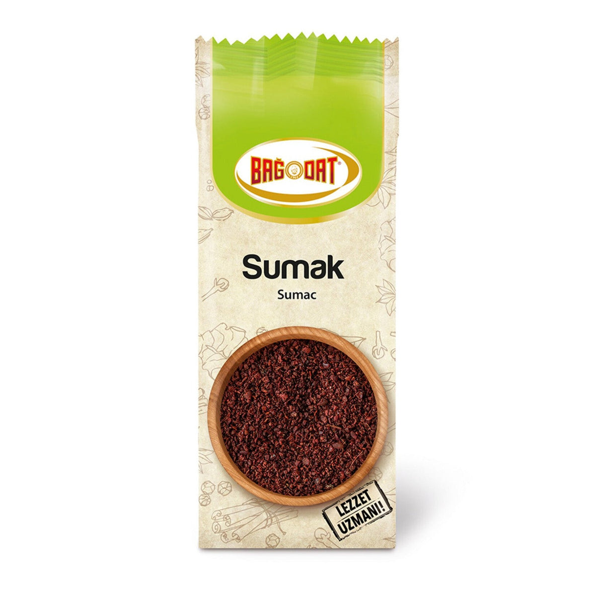 S101 Bagdat Sumac 80G, a jar of vibrant red mixed spices and seasonings for flavorful culinary use.