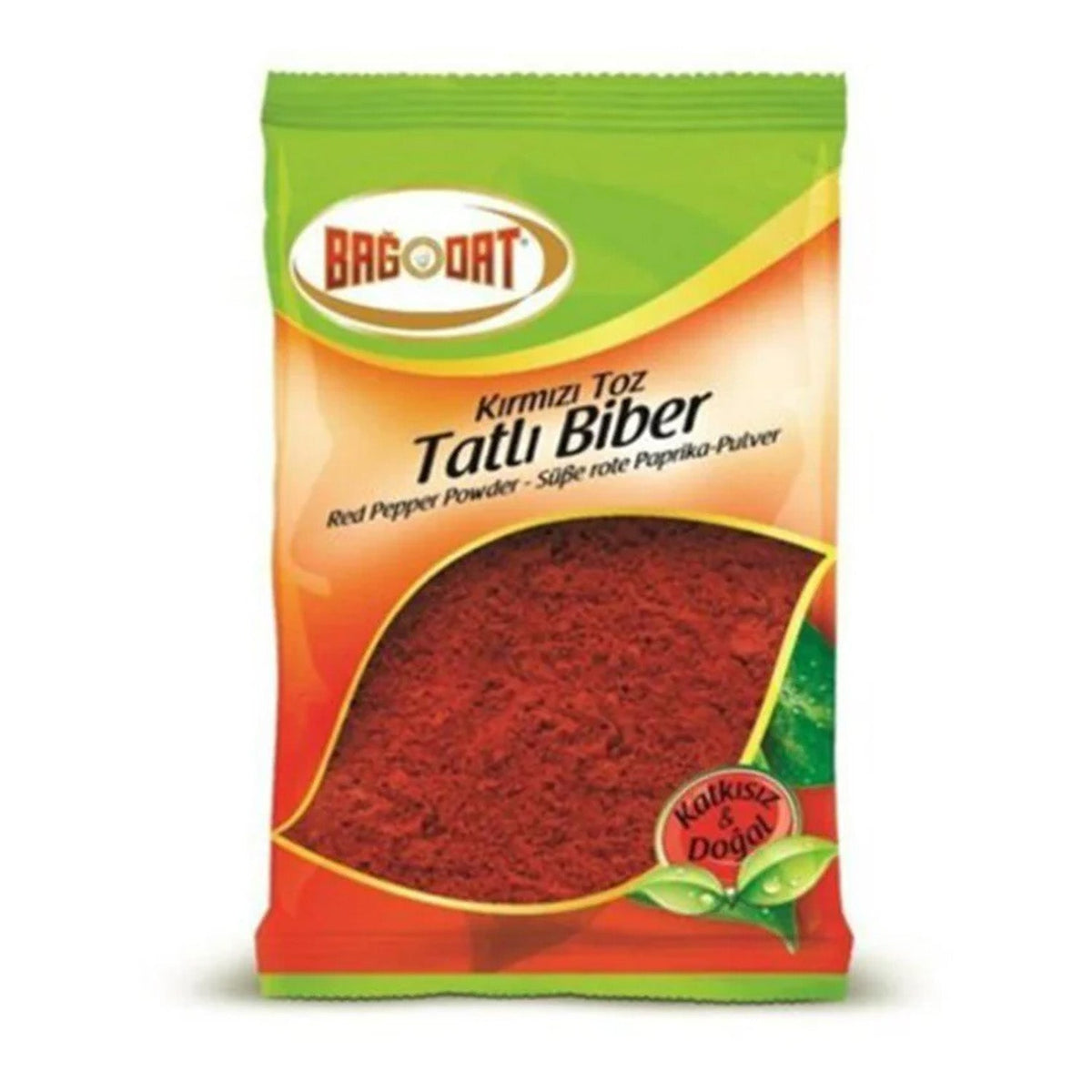 S101 Bagdat Tatli Toz Biber 75G, mixed Turkish spice in a small jar with vibrant red ground pepper seasoning.