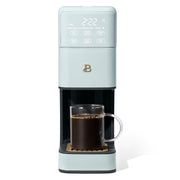 Beautiful Perfect Grind™ Programmable Single Serve Coffee Maker, Sage Green by Drew Barrymore