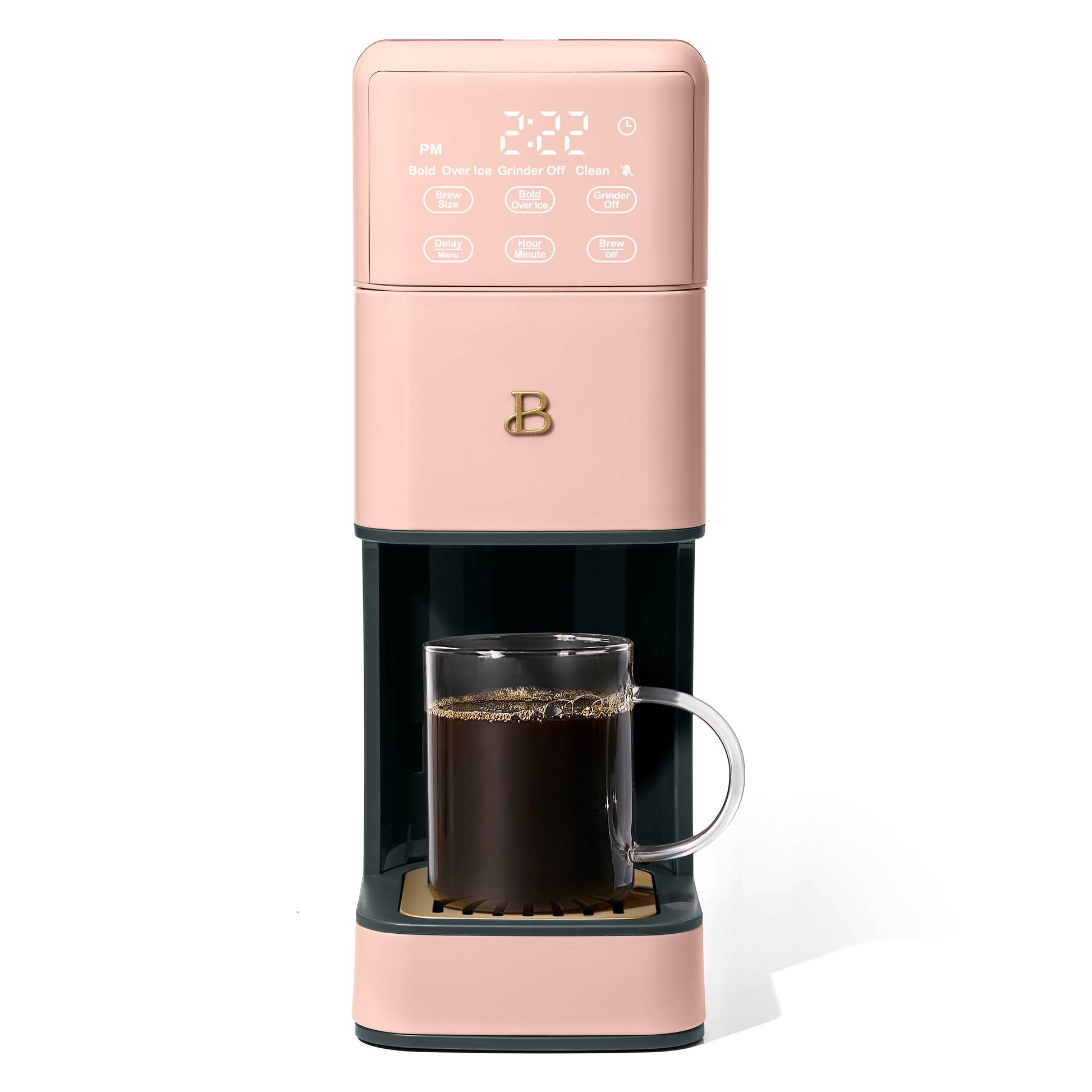 Beautiful Perfect Grind™ Programmable Single Serve Coffee Maker, Sage Green by Drew Barrymore