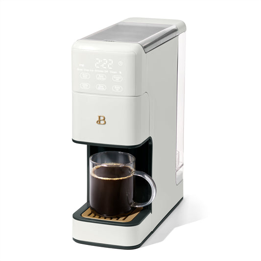 Beautiful Perfect Grind™ Programmable Single Serve Coffee Maker, Sage Green by Drew Barrymore