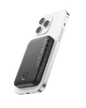 Black Anker 321 MagGo PowerCore Magnetic 5K portable battery for charging smartphones and devices.