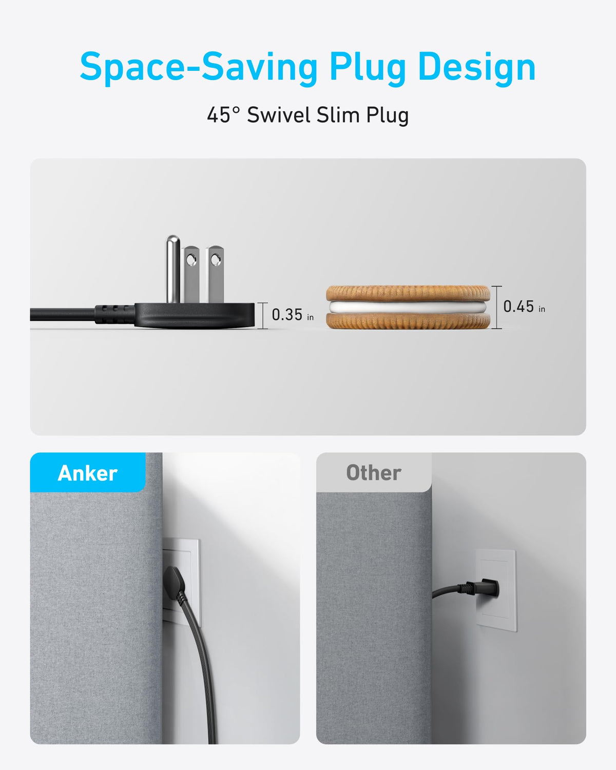 Anker 8-in-1 charging station with multiple ports and 20W power, black color, designed for device charging and organization.