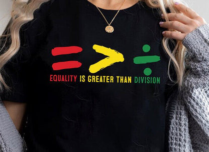 Black History Month unisex bamboo cotton graphic T-shirt with Juneteenth SVG design by Spun Bamboo, featuring bold black history imagery.