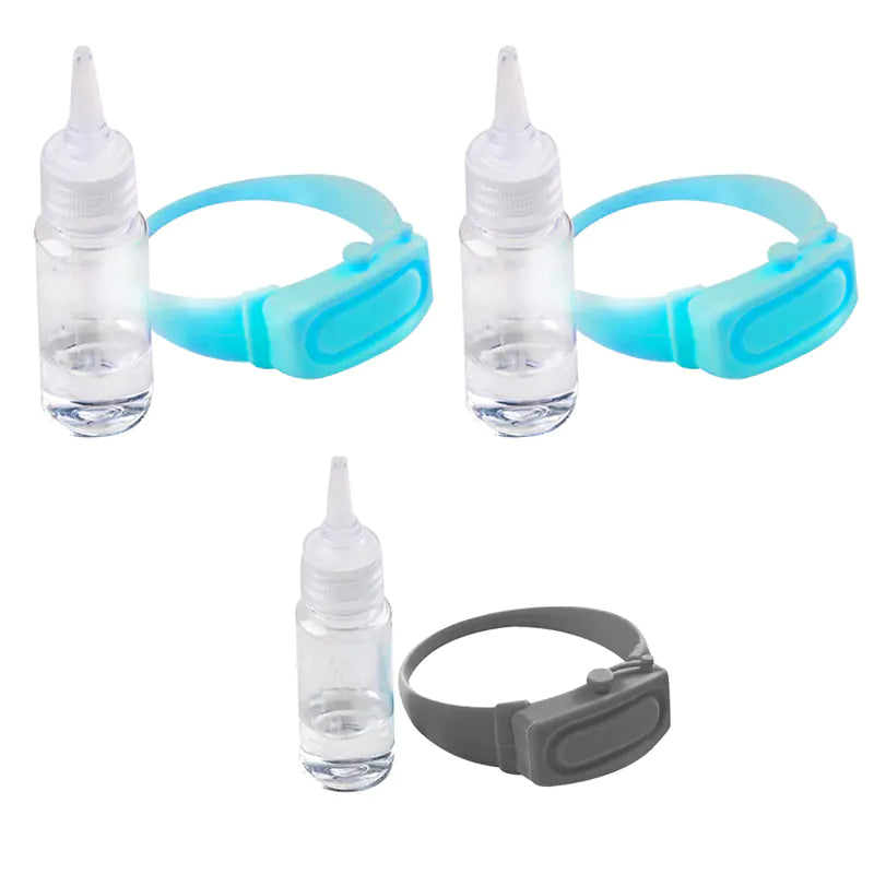 Portable Silicone Hand Sanitizer Wristband Storage