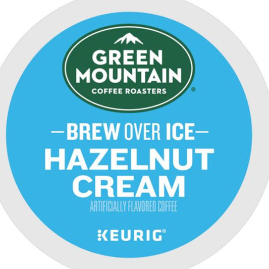Green Mountain Brew Over Ice Hazelnut Cream Keurig K-cups Bulk Box 96ct