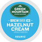 Green Mountain Brew Over Ice Hazelnut Cream Keurig K-cups Bulk Box 96ct