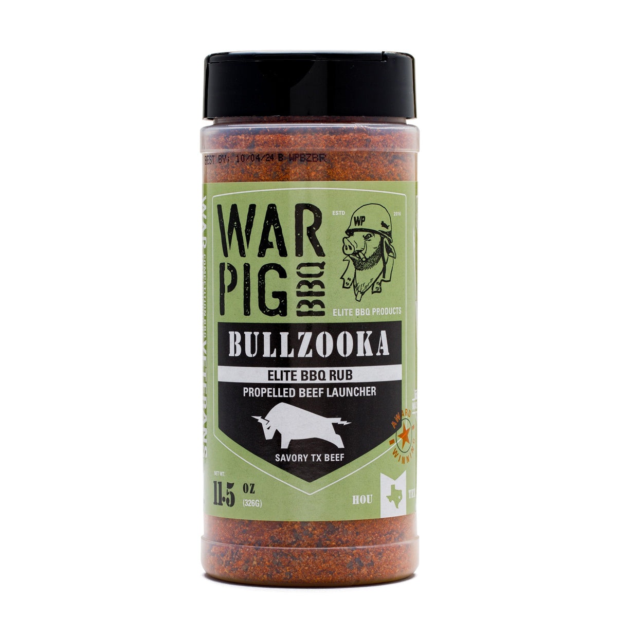WarPig BBQ Bullzooka, a powerful pellet smoker with a sleek design and digital controls for precise grilling.