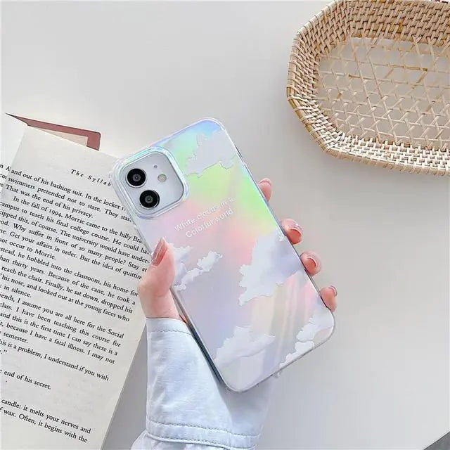 Fashion Laser Leopard Zebra Pattern Soft Case for iPhone