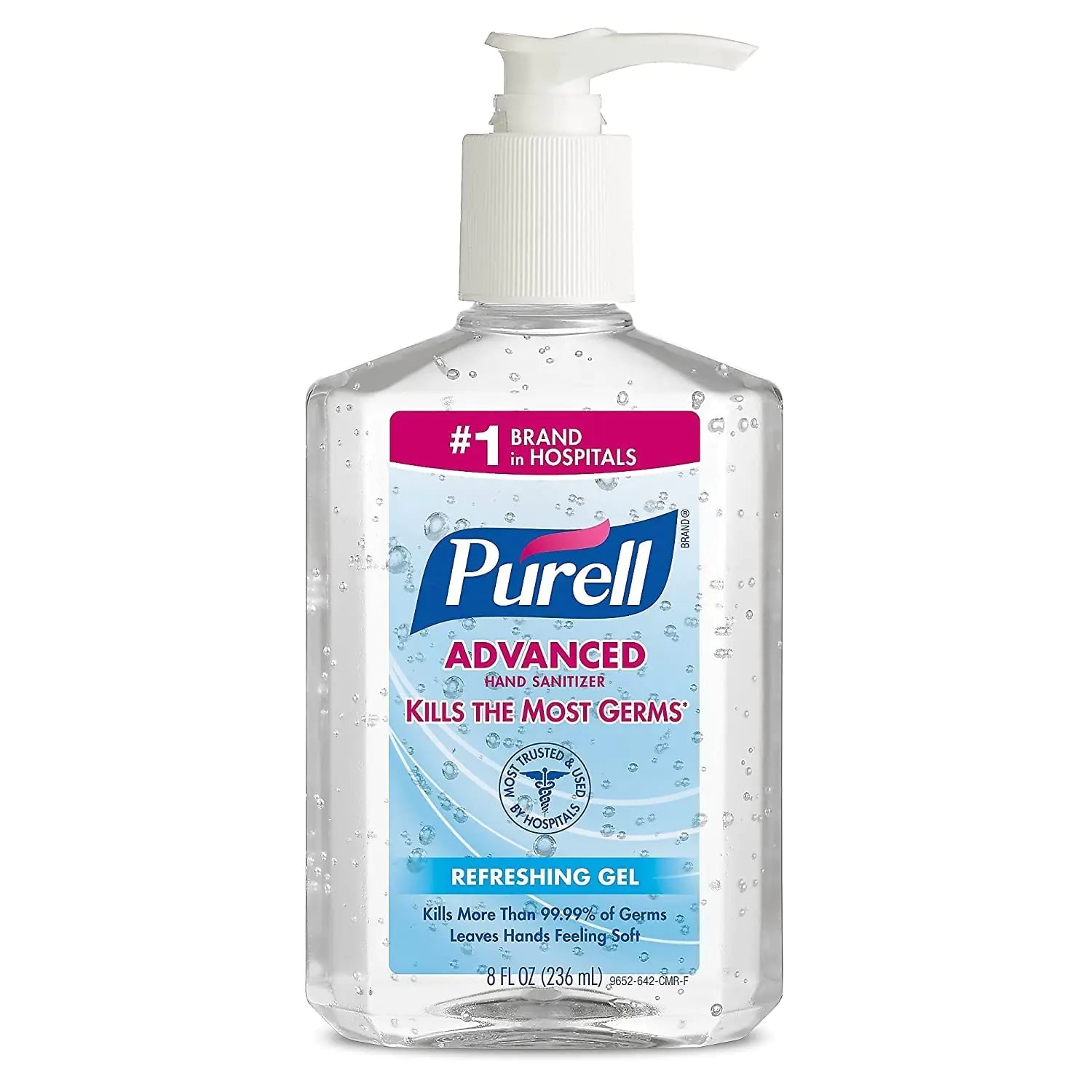 Purell Advanced Instant Hand Sanitizer Gel 8 oz (Pack of 3)