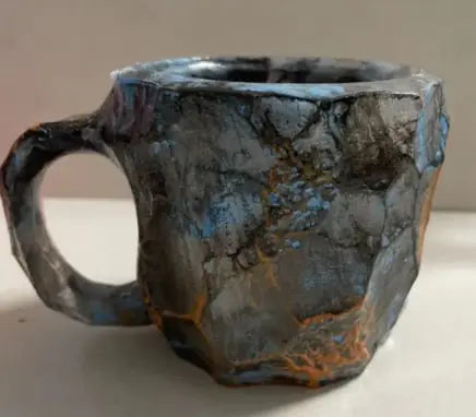 Resin Mineral Crystal Coffee Mugs